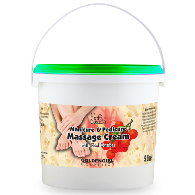 Mani Pedi  Massage Cream  (Bucket)	5 Ltr - Golden Girl Cosmetics