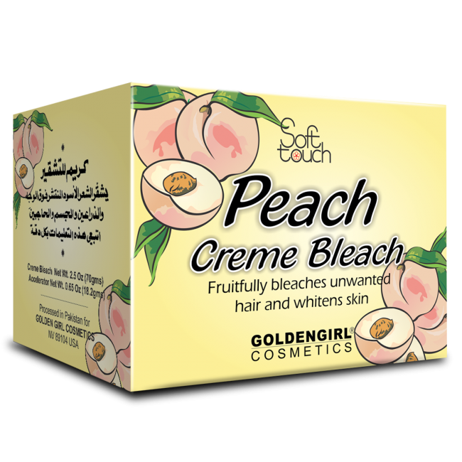 Peach Bleach Creme Eco Pack 70gm - Golden Girl Cosmetics